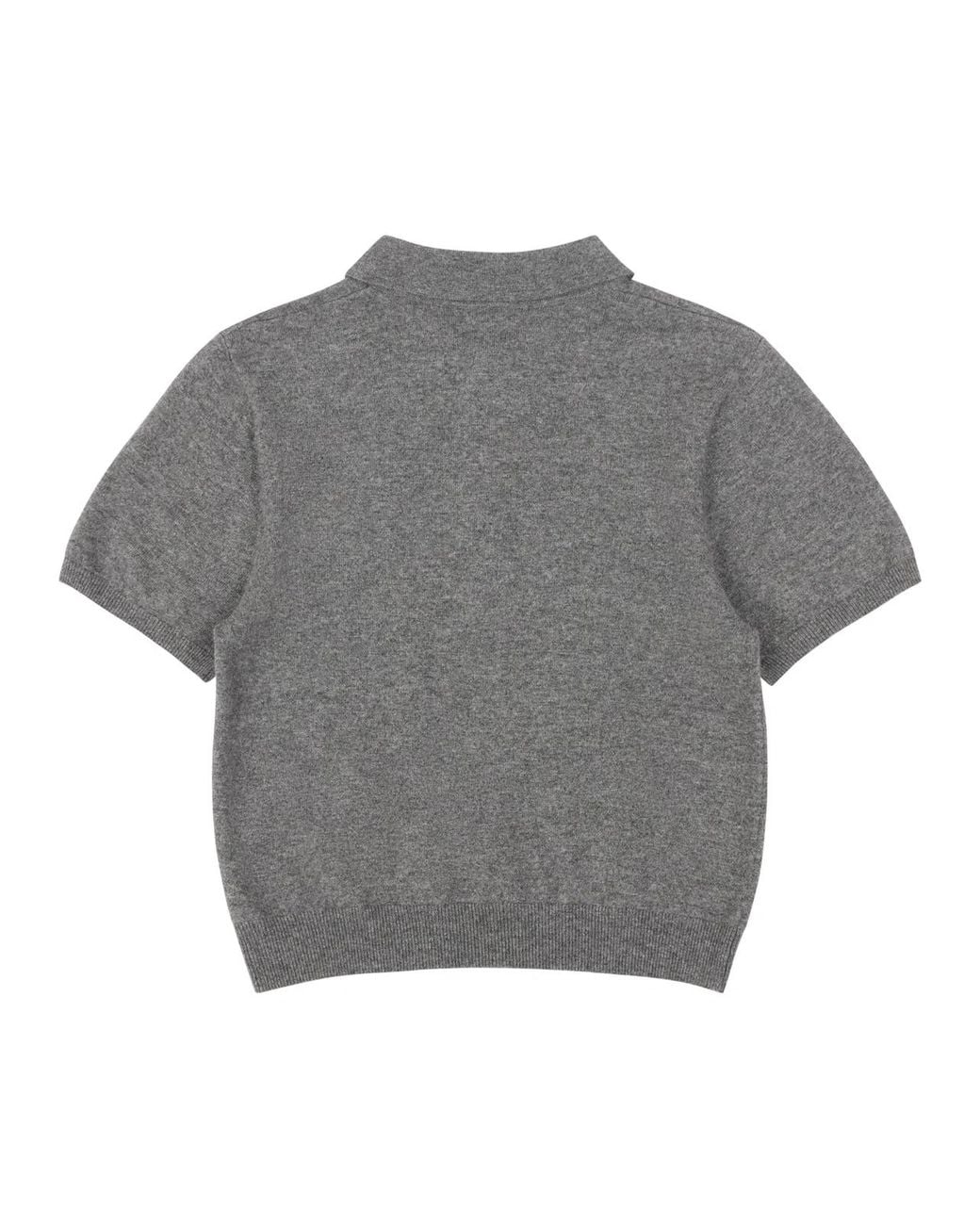 Entire studios Gray Knit Polo Shirt for men
