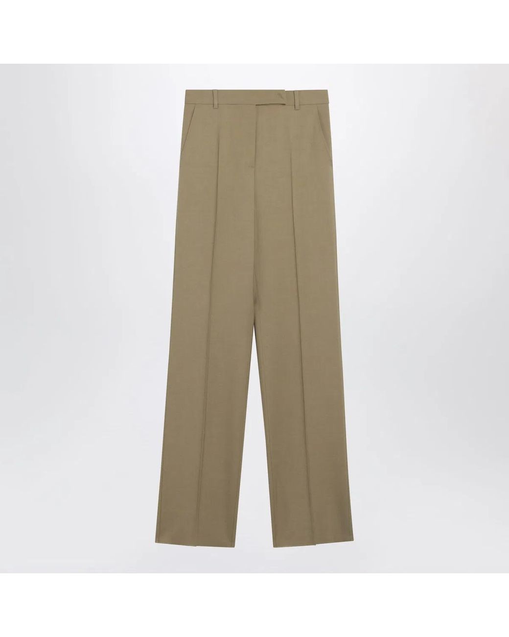 Max Mara Natural Wideleg Trousers