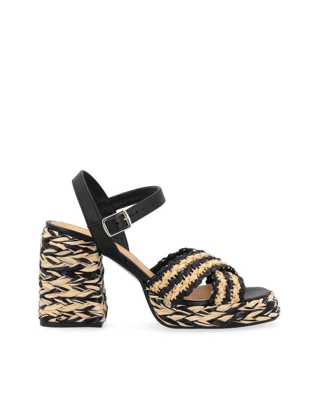 Castaner White Valeria Rafia Woven Sandals