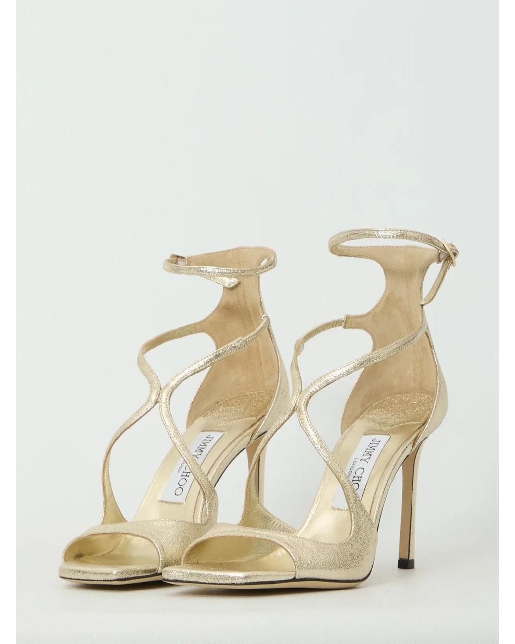 Jimmy Choo Natural Azia 95 Sandals