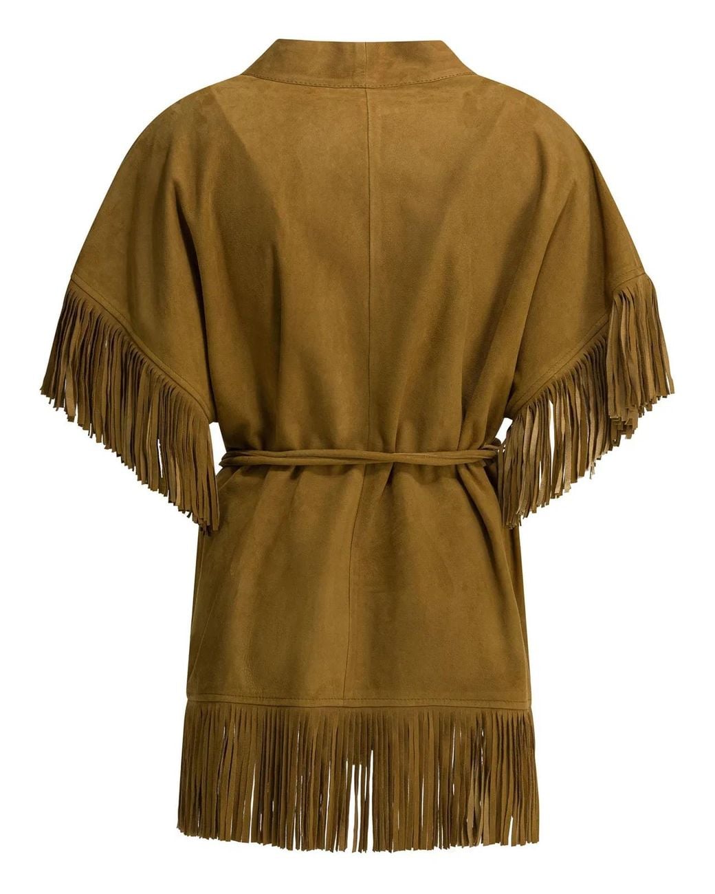 FURLING BY GIANI Green Goat Suede Jacket