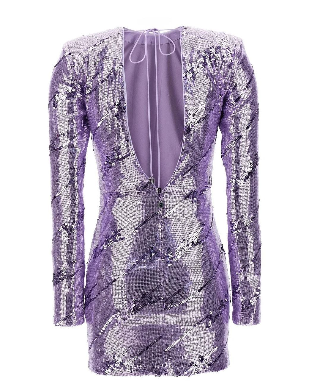 ROTATE BIRGER CHRISTENSEN Purple Rotate Birger Christensen Sequin Mini Dress