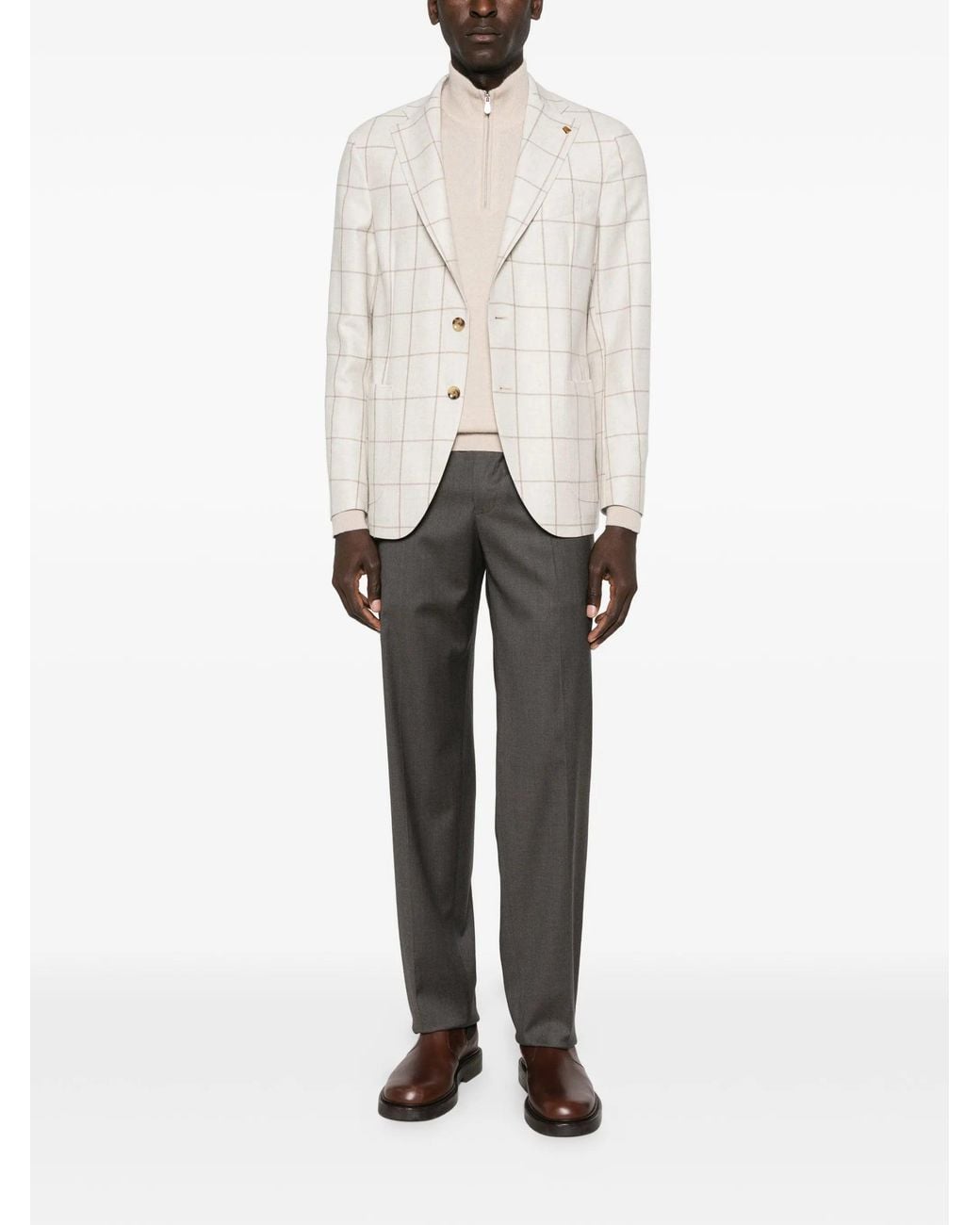Latorre White Wool Jacket for men