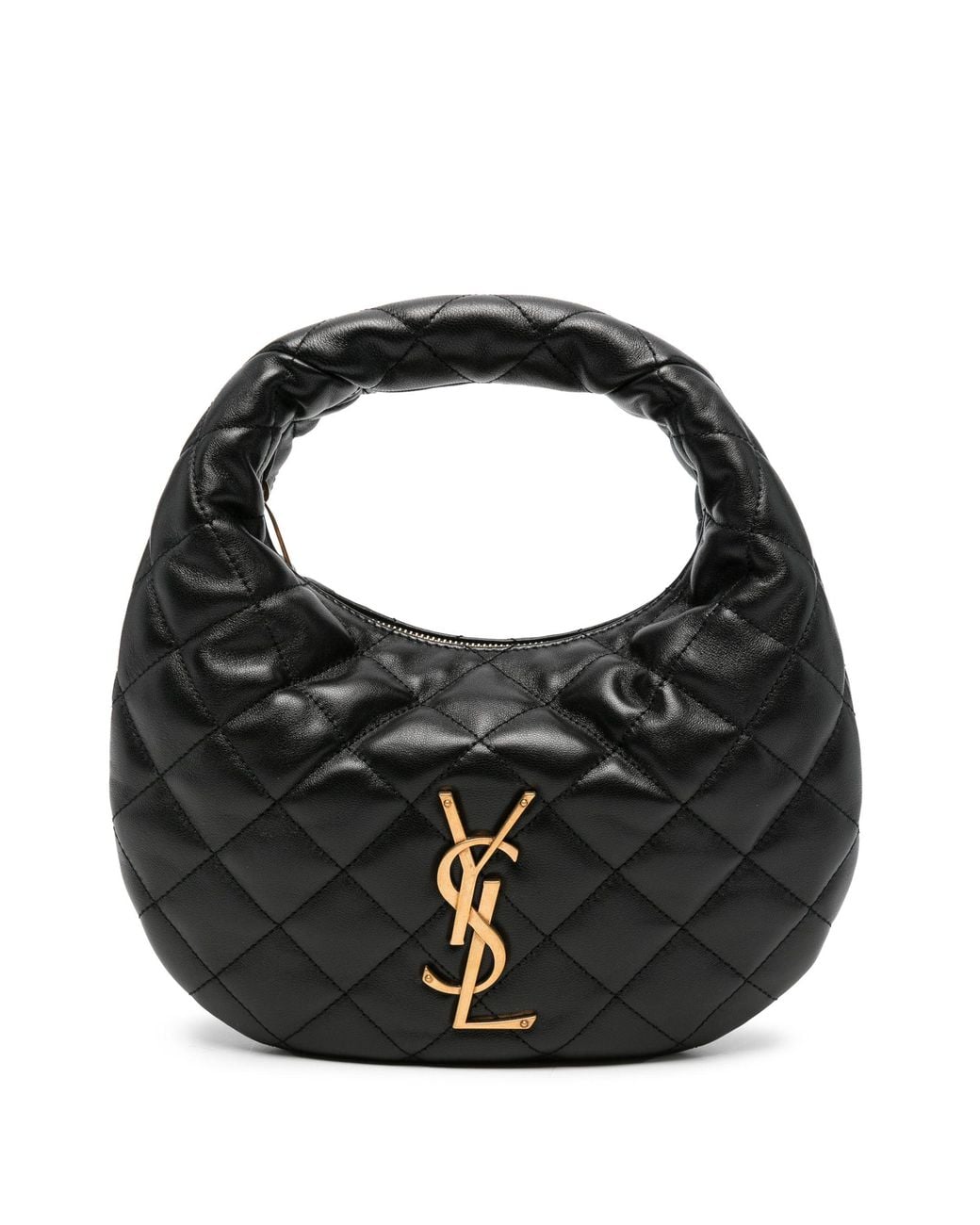 Saint Laurent Black Nappa Leather Icarino Shoulder Bag