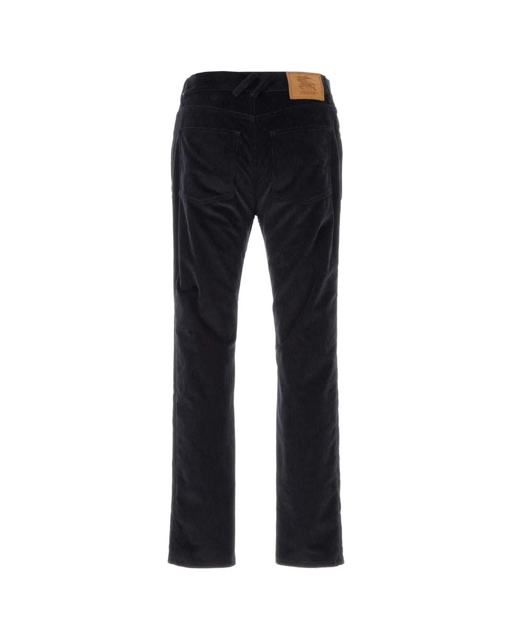 Burberry Black Dark Corduroy Pant for men