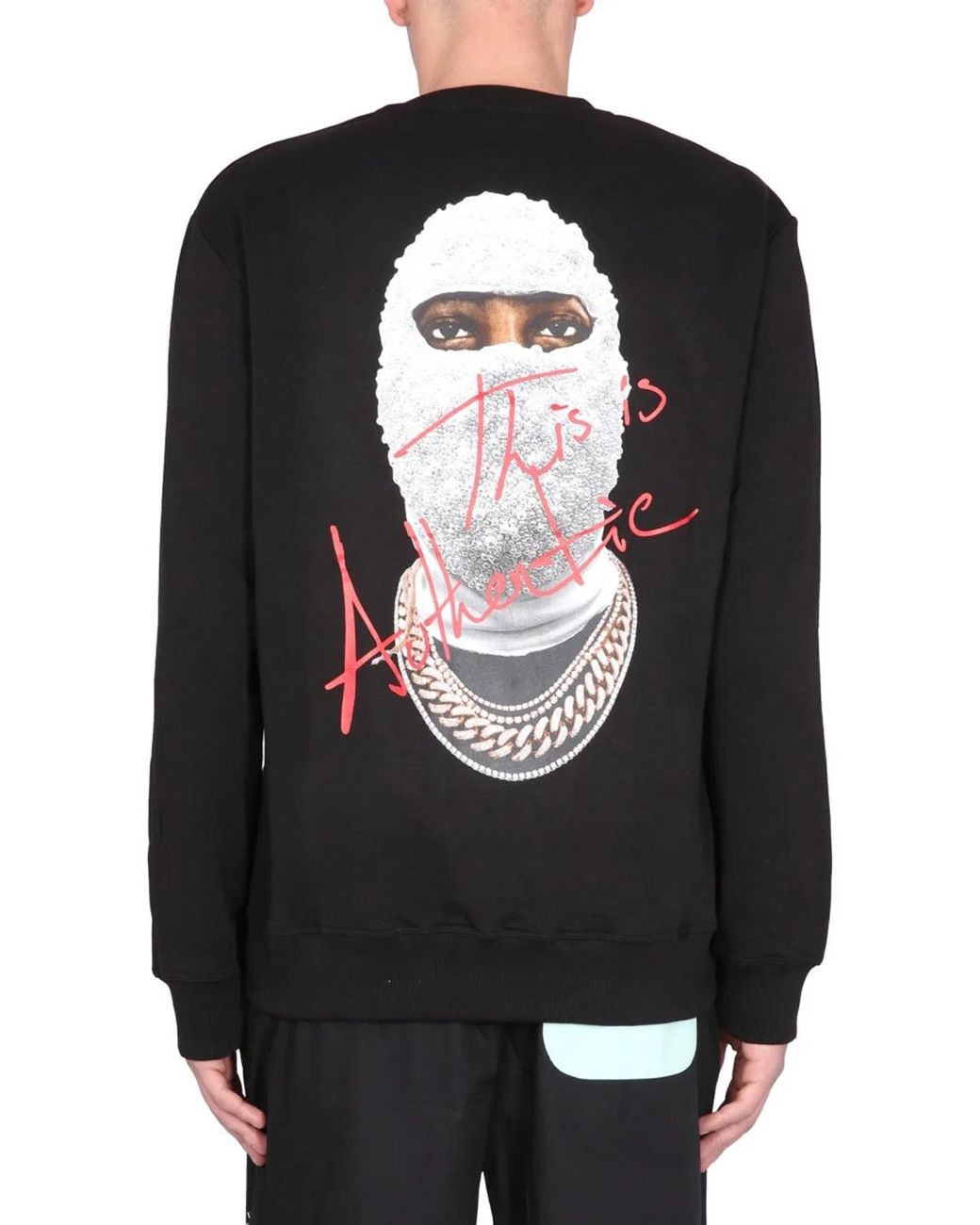 Ih Nom Uh Nit Black Sweatshirt With Print for men