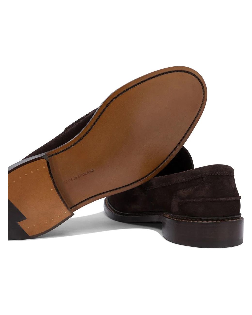 Tricker's Black Leather Loafers for men