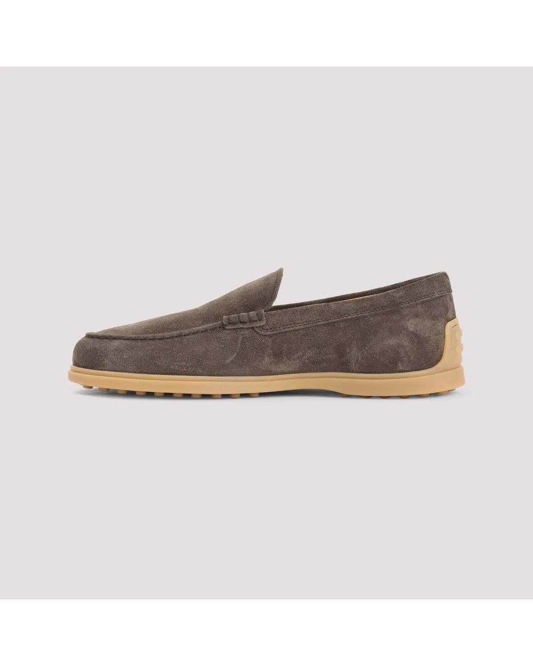 Tod's Brown Suede Leather Loafers for men
