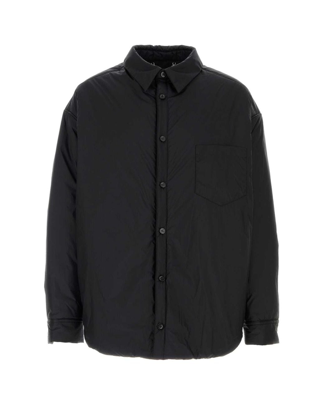 Maison Margiela Black Padded Shirt Jacket for men