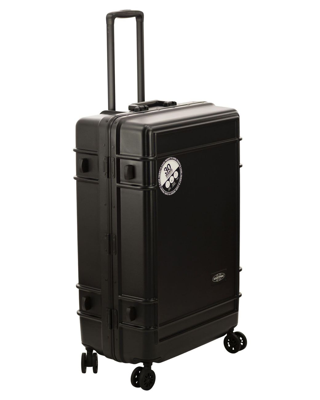Eastpak Black Hard-Shell Polycarbonate Suitcase With Multidirectional Wheels