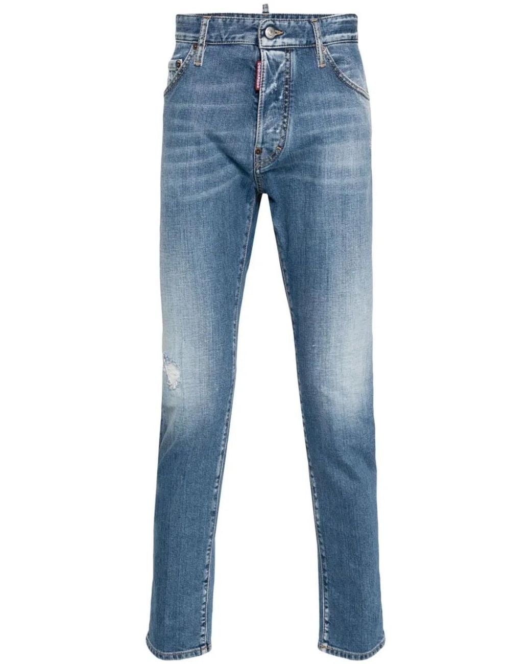 DSquared² Blue Pants 5 Pockets Cool Guy for men