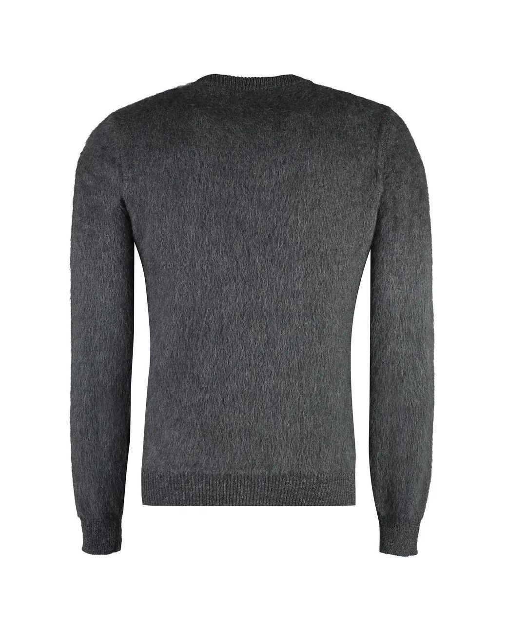 Fendi Gray Crew-Neck Sweater For Fw23 for men
