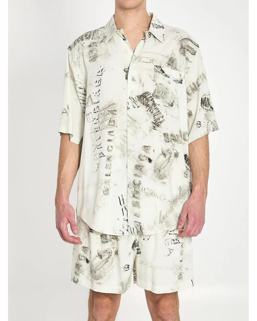 Balenciaga White Sleepwear Top for men