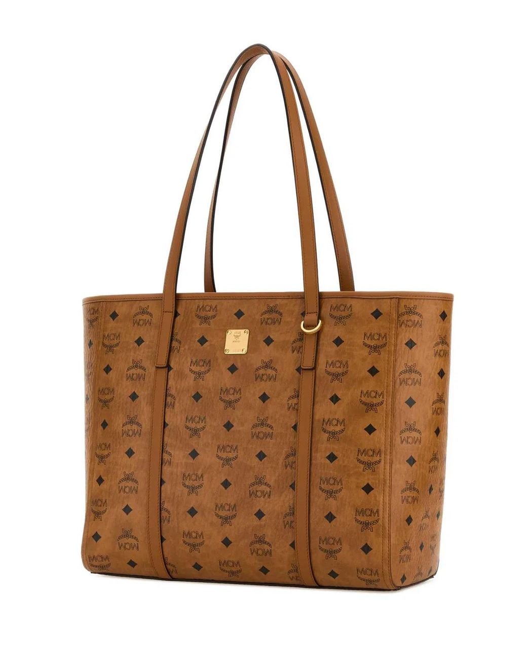 MCM Brown Toni Vi Shopper Med Co