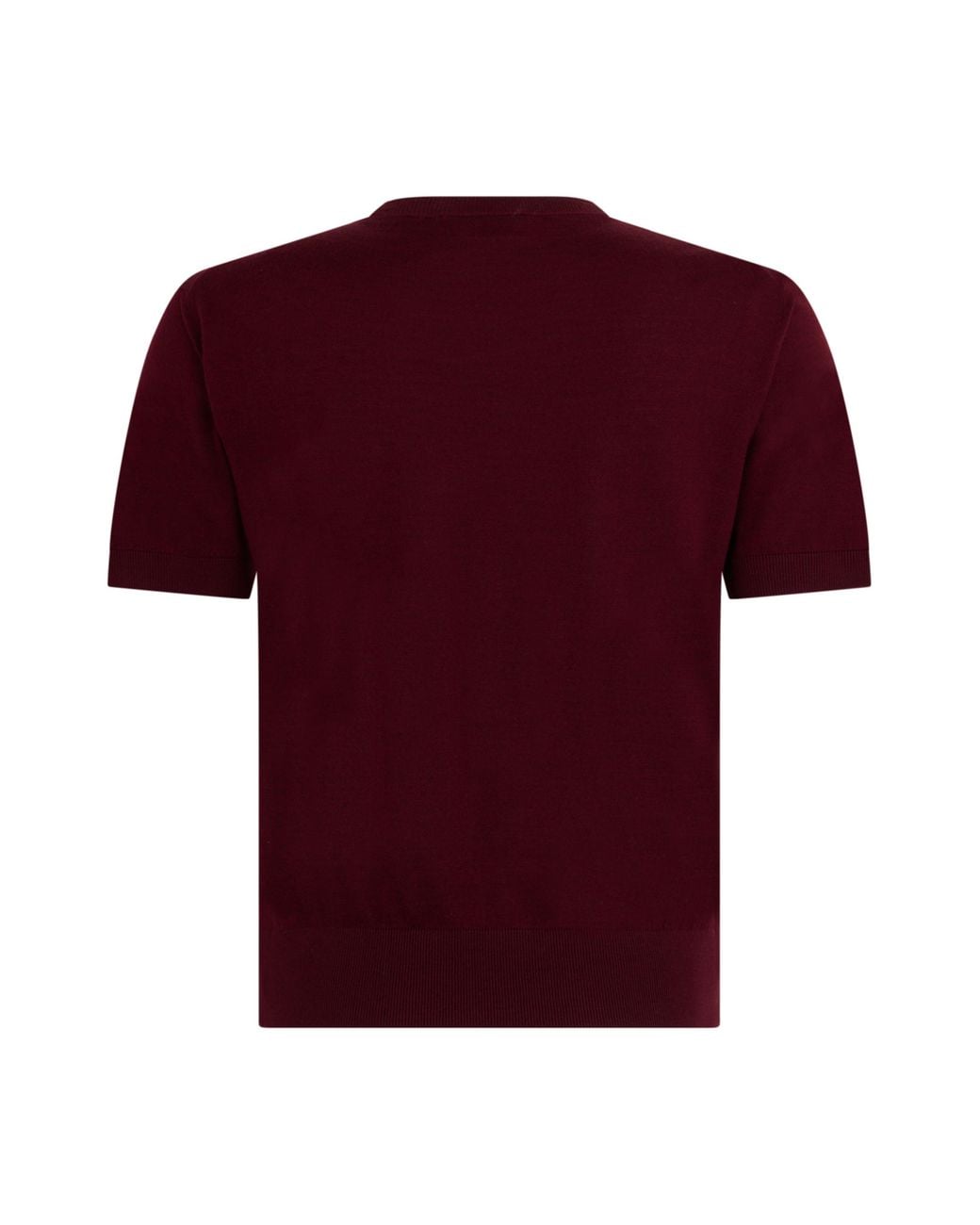 Saint Laurent Red Wool T-Shirt