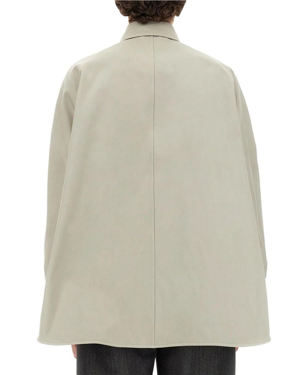 Bottega Veneta Natural Cotton Twill Overshirt for men