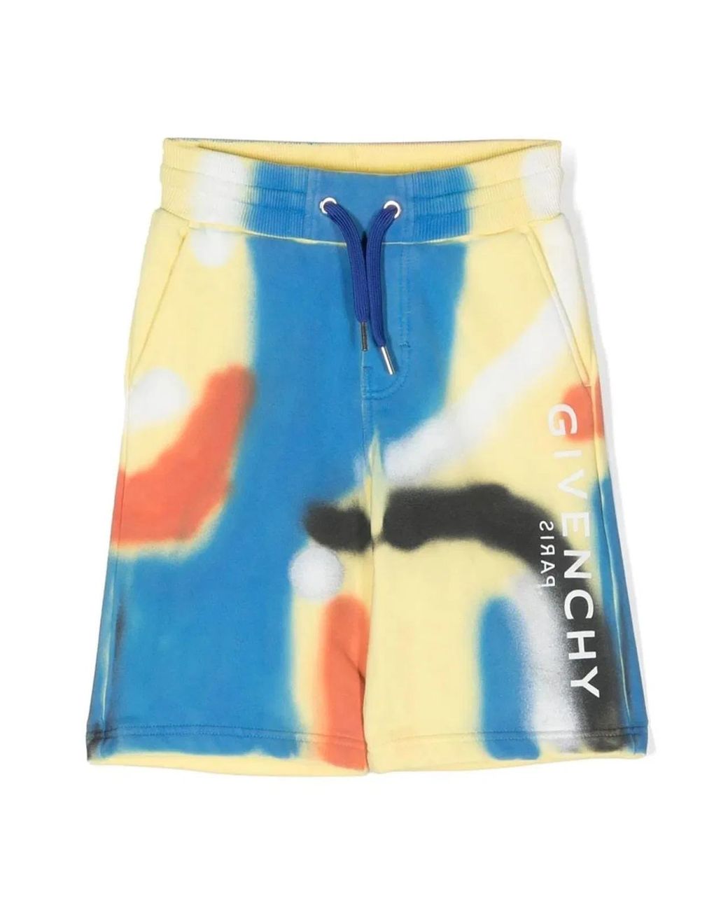 Givenchy Blue Bermuda Shorts Side Logo