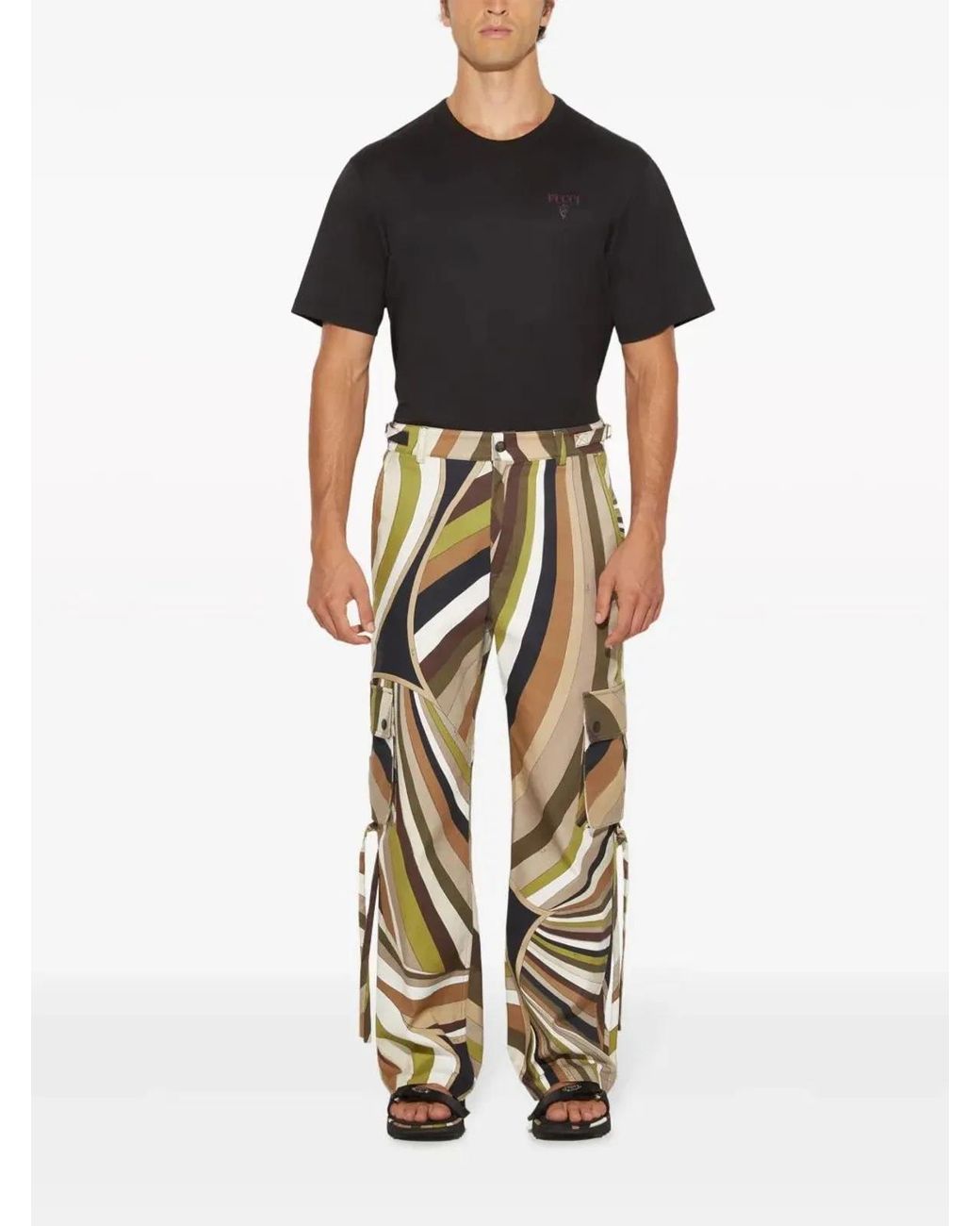 Emilio Pucci White Trousers for men