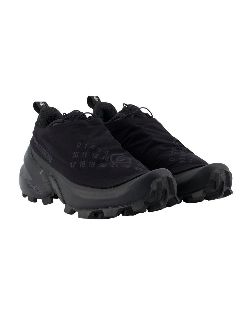 MM6 by Maison Margiela Black Mm6 X Salomon Sneakers