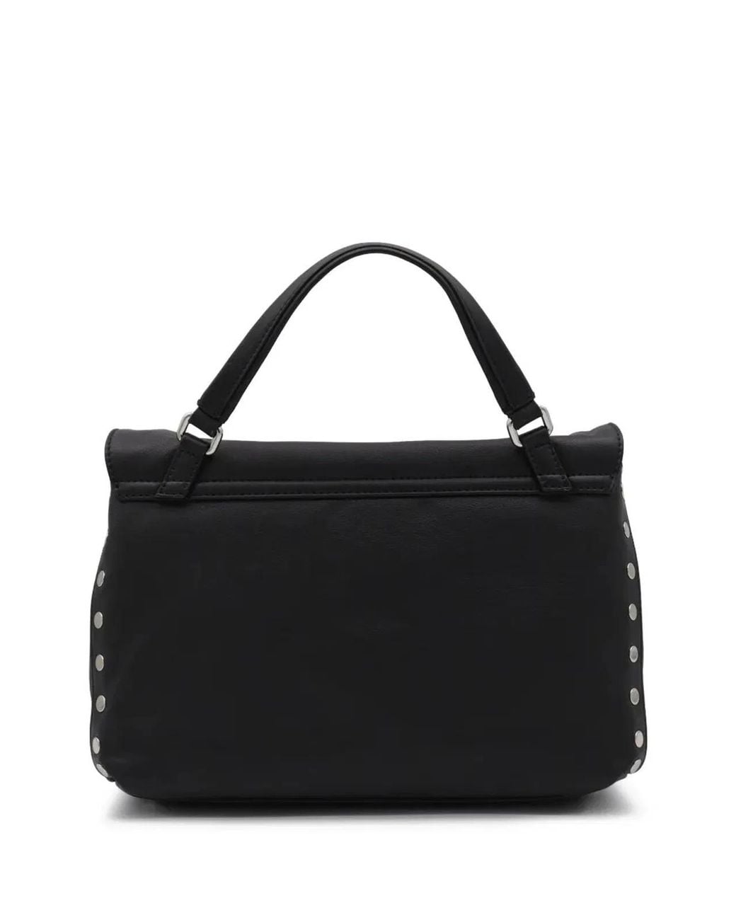 Zanellato Black "Postina Saeta" Small Messenger Bag