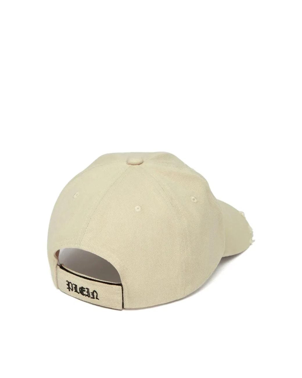 Philipp Plein Natural Logo Patch Twill Baseball Cap for men