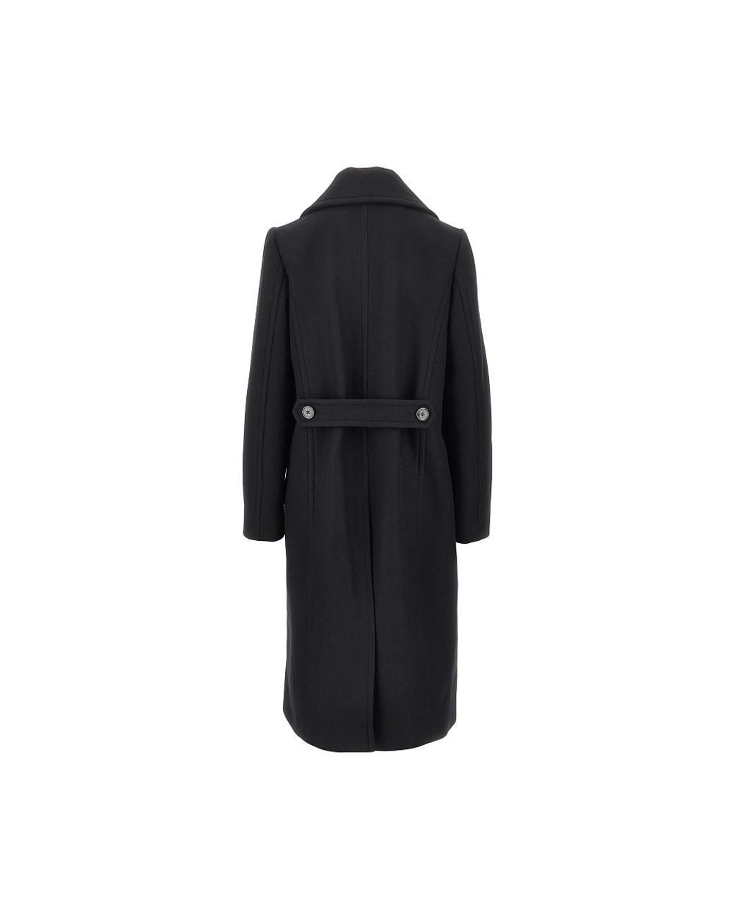 Dries Van Noten Black Doublebreasted Coat