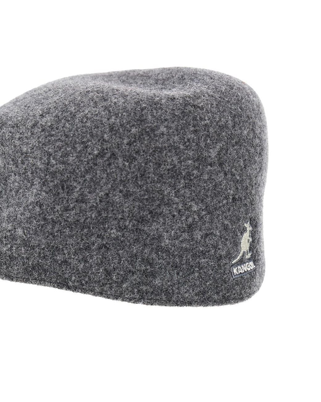 Kangol Gray Clery Wool Cap for men