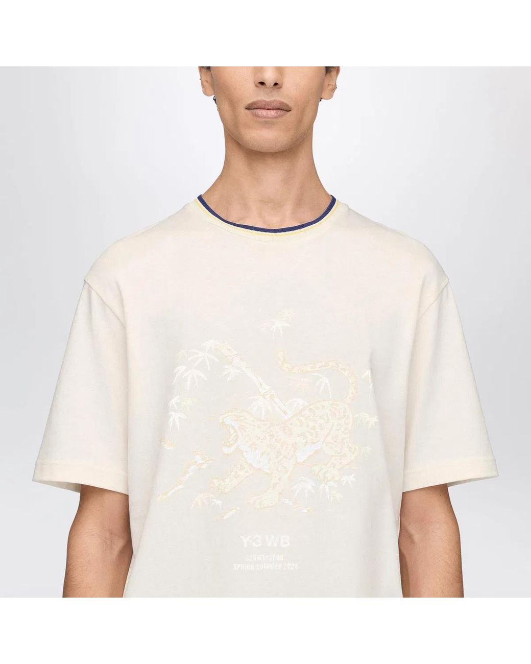 Adidas by Wales Bonner White Ivory Cotton Jersey T-Shirt