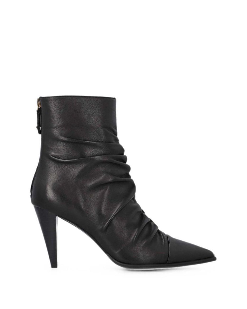 Pinko Black Goat Leather Pumps