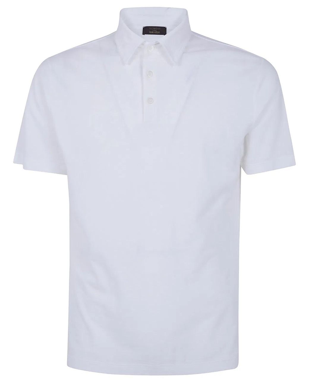 Zanone White Short Sleeves Polo Shirt for men