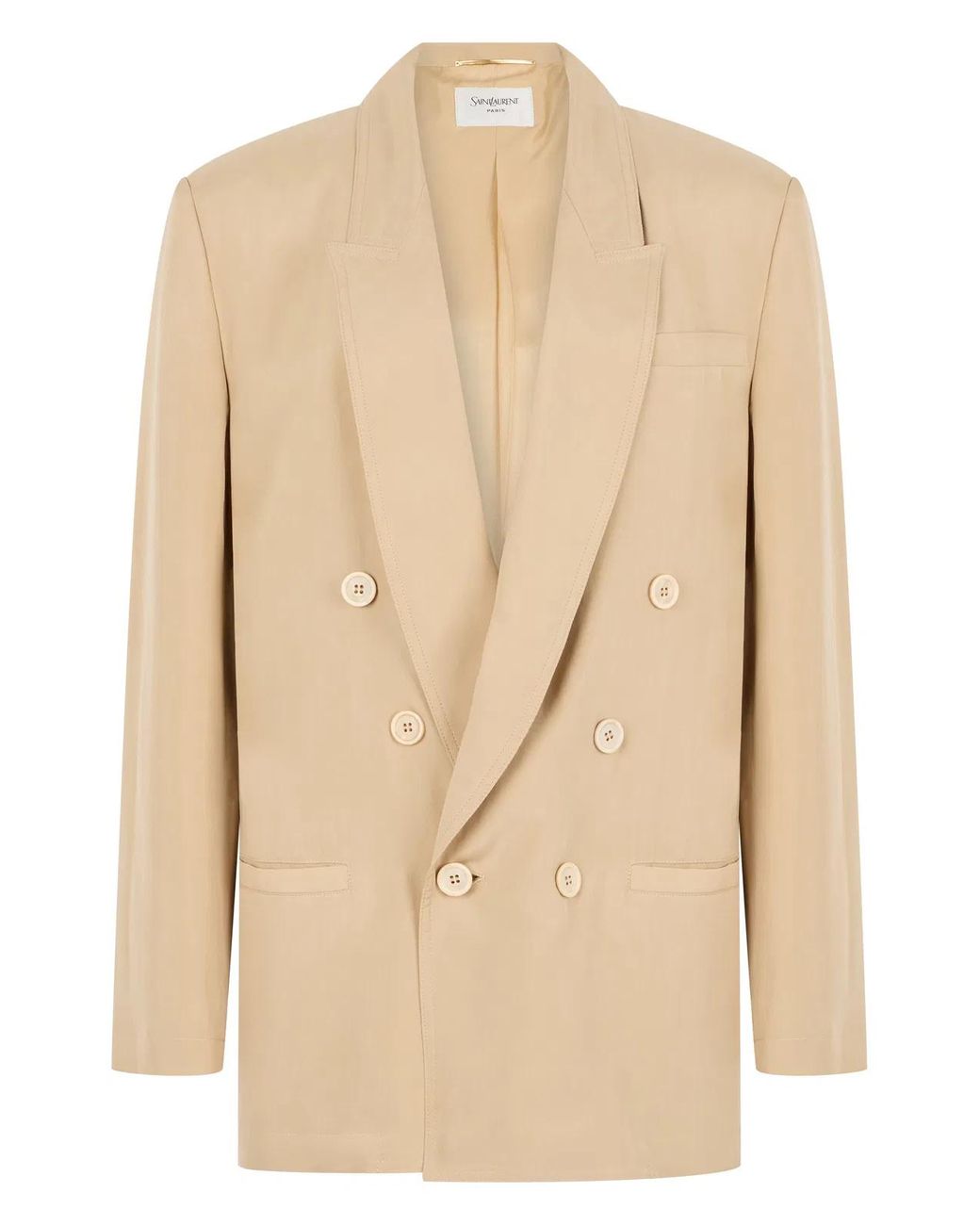 Saint Laurent Natural Silk Blazer