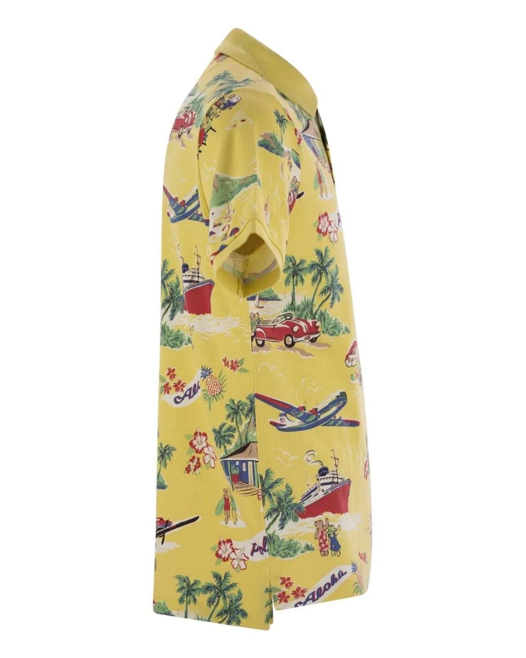 Polo Ralph Lauren Yellow Polo Bear Custom Slim-Fit Pique Polo for men