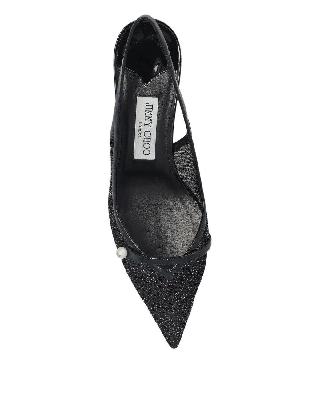 Jimmy Choo Metallic Amita 45 Slingback Pumps