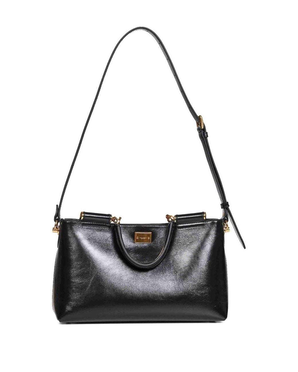Dolce & Gabbana Black Dolce & Gabbana Vittoria Medium Handbag