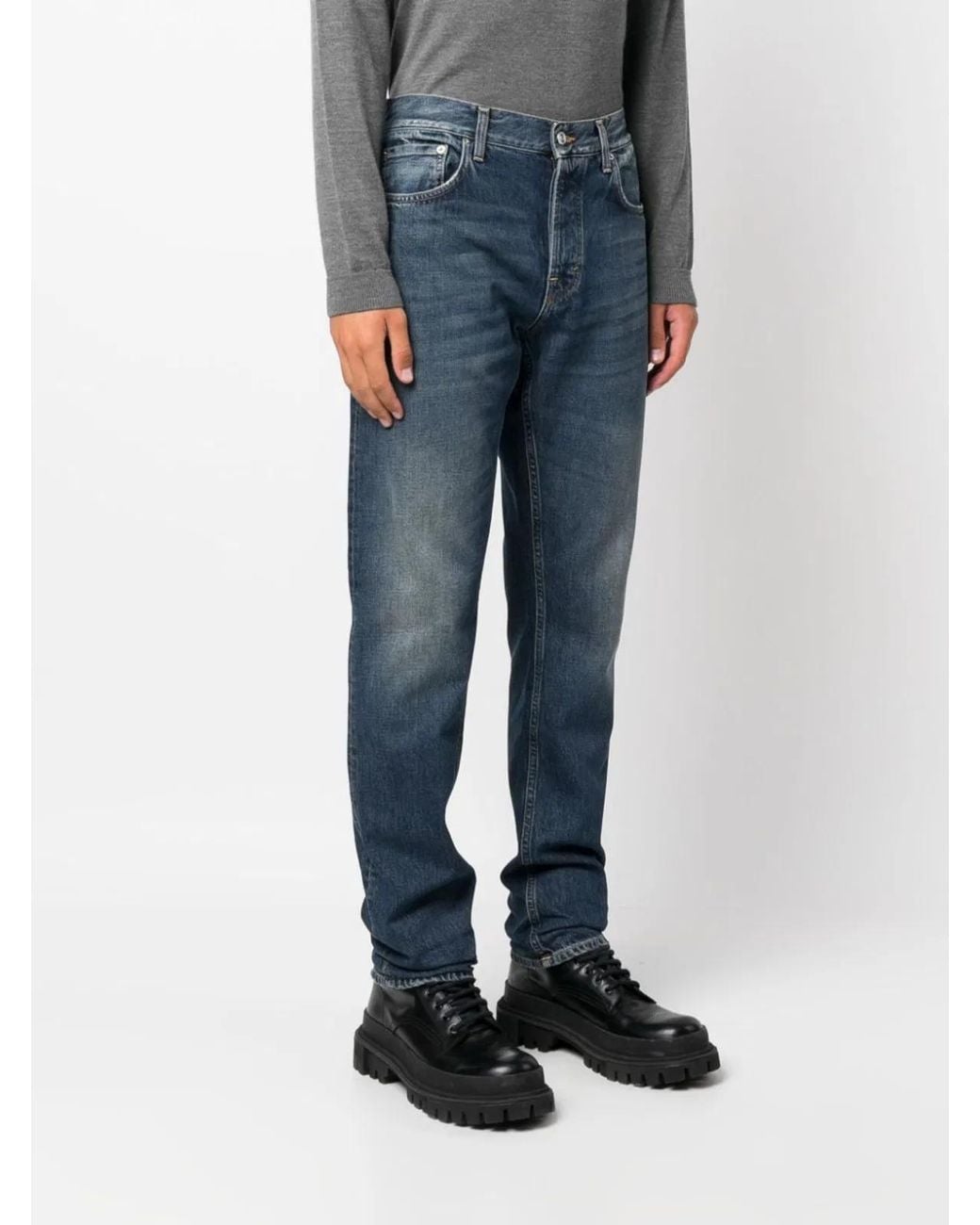Department 5 Blue Slim Fit Denim Jeans for men