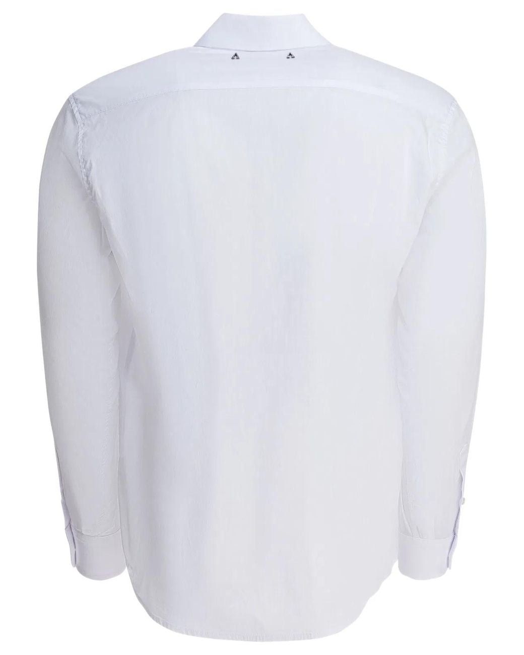 Altum White Cotton Blend Shirt for men
