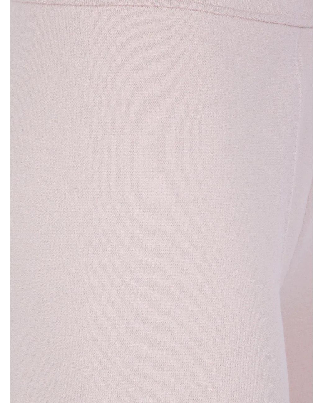 D.exterior White Merinos Comfort Long Trousers