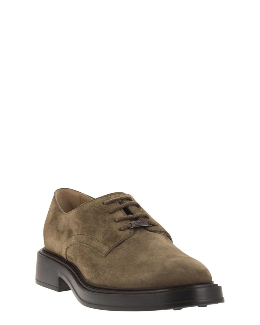 Tod's Brown Suede Lace-Up for men