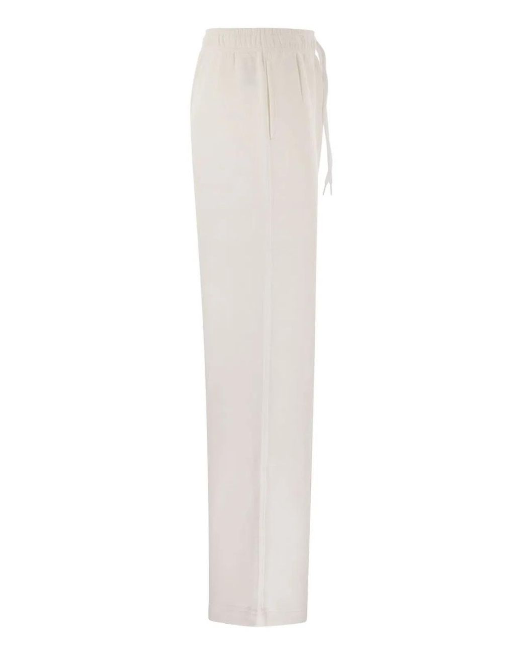 Polo Ralph Lauren White Jogging Trousers With Drawstring