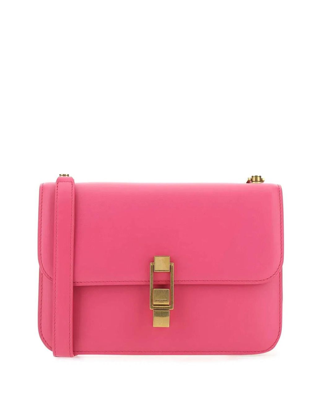 Saint Laurent Pink Fuchsia Leather Le Carrã Shoulder Bag