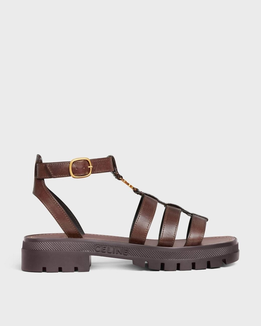 Céline Brown Triomphe Gladiator Chunky Sand