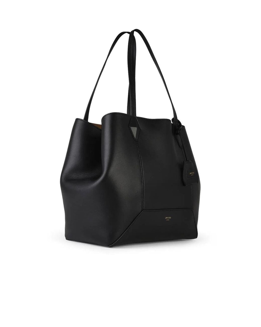 Jimmy Choo Black Diamond Leather Bag