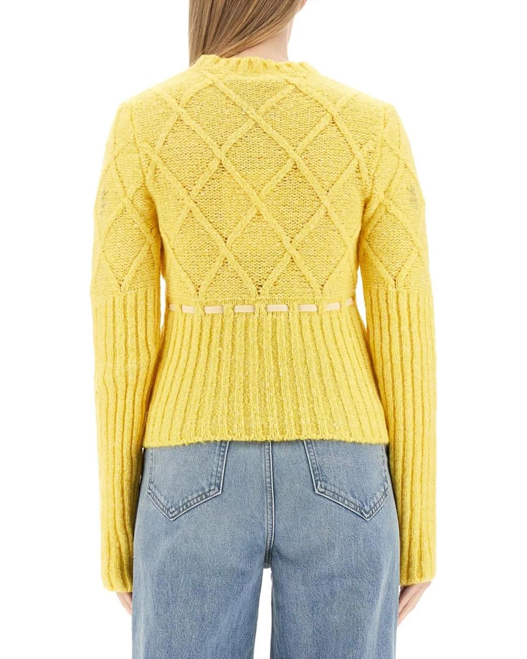 Cormio Yellow Wool Jersey