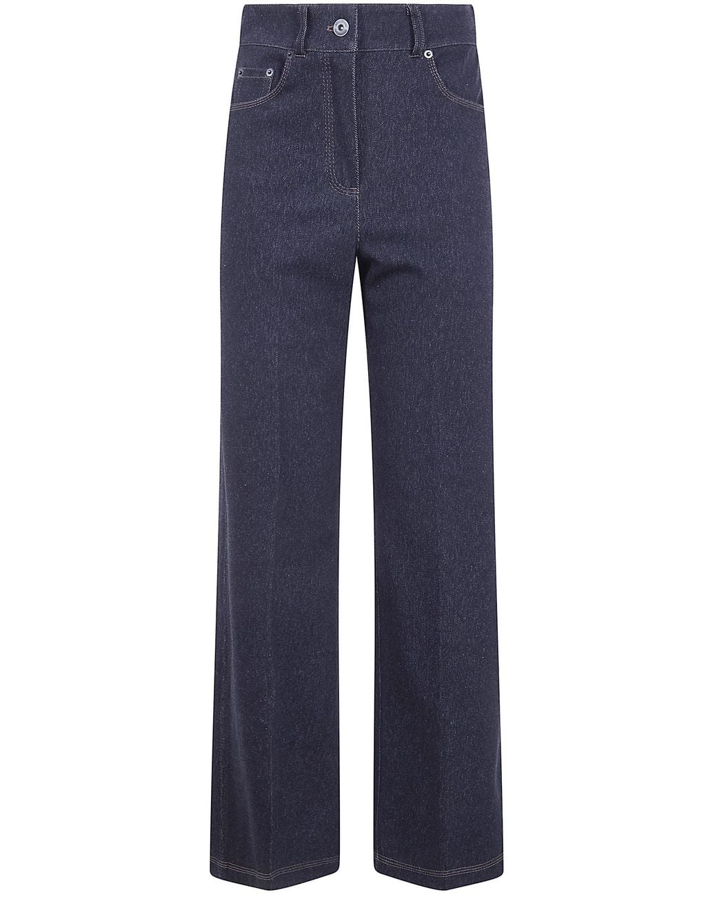 Max Mara Pure Blue Ribes Pants
