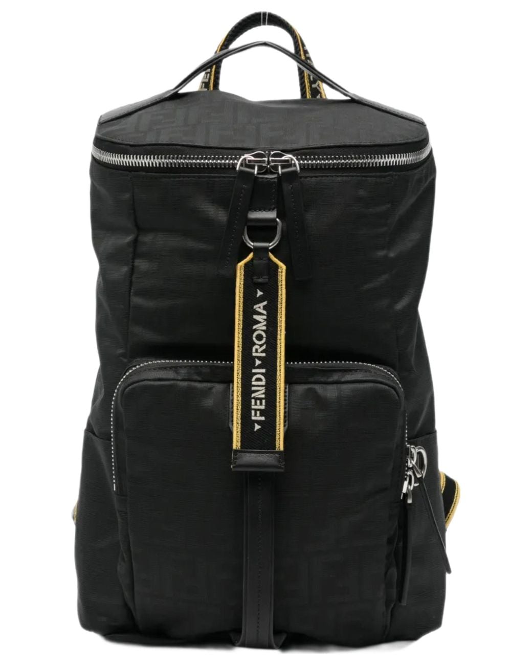 Fendi Black Tourist Backpack for men