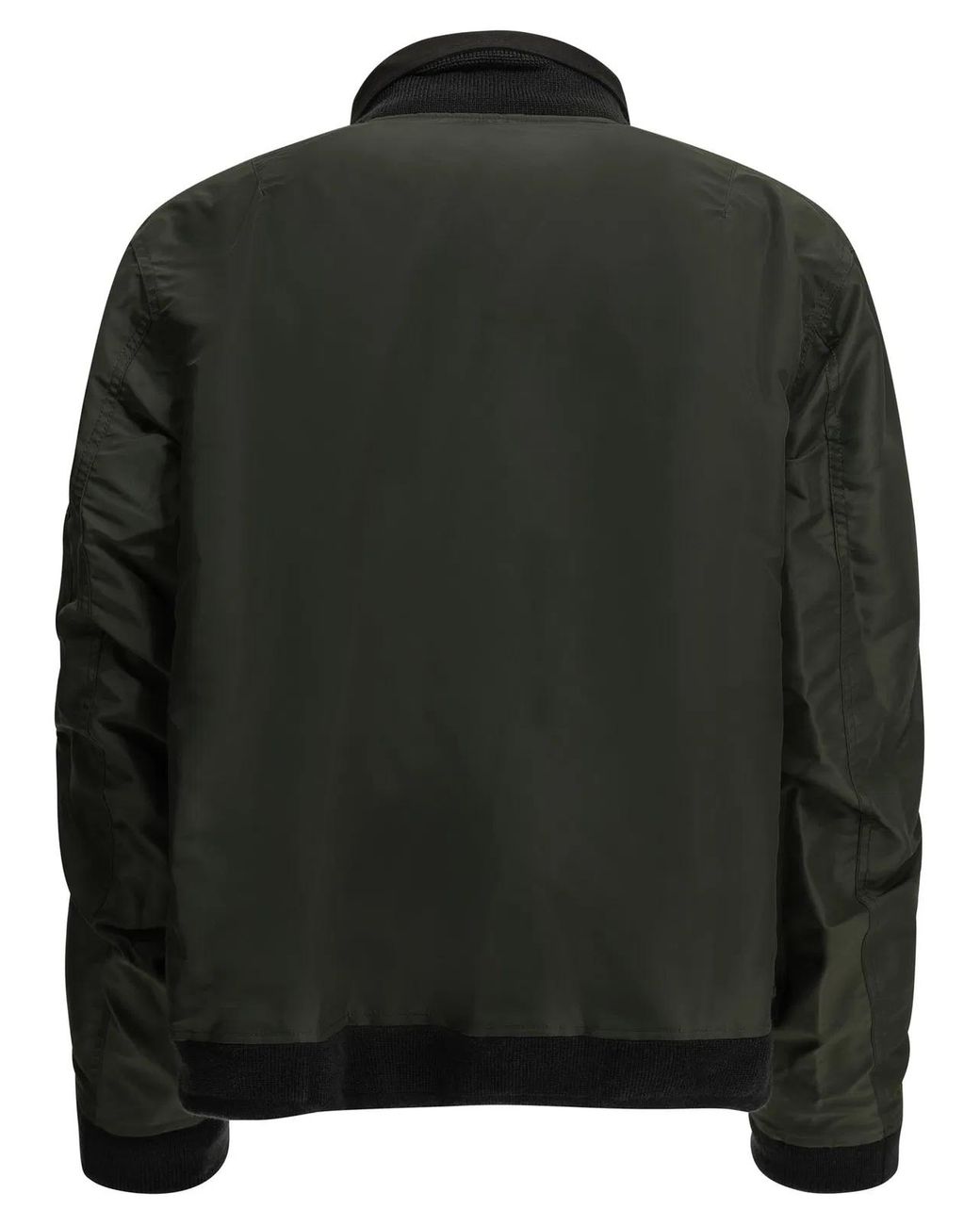 Sacai Black "Nylon Twill X Ripstop Reversible" Quilted Jacket for men