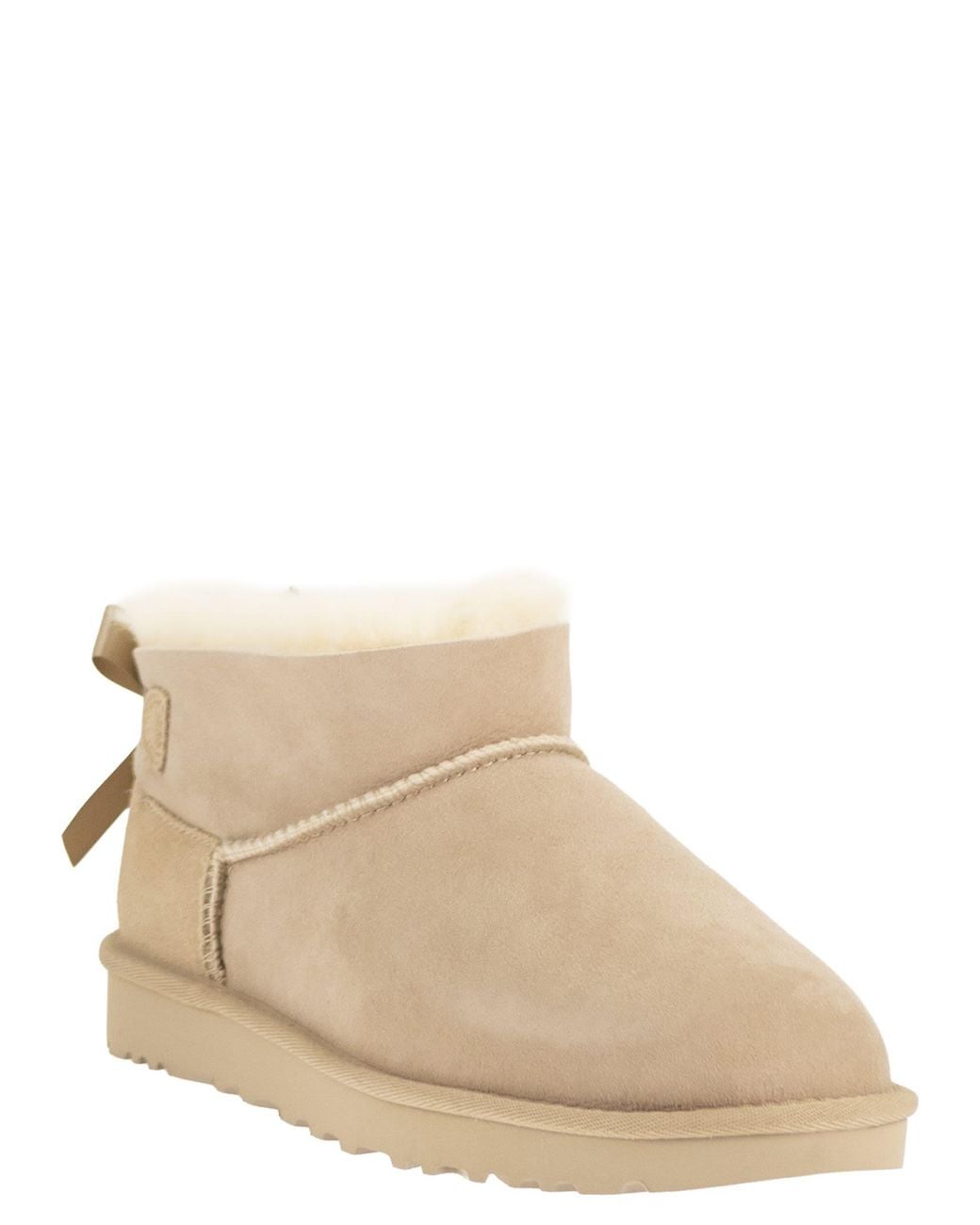 Ugg Natural W Ultra Mini Bailey Bow