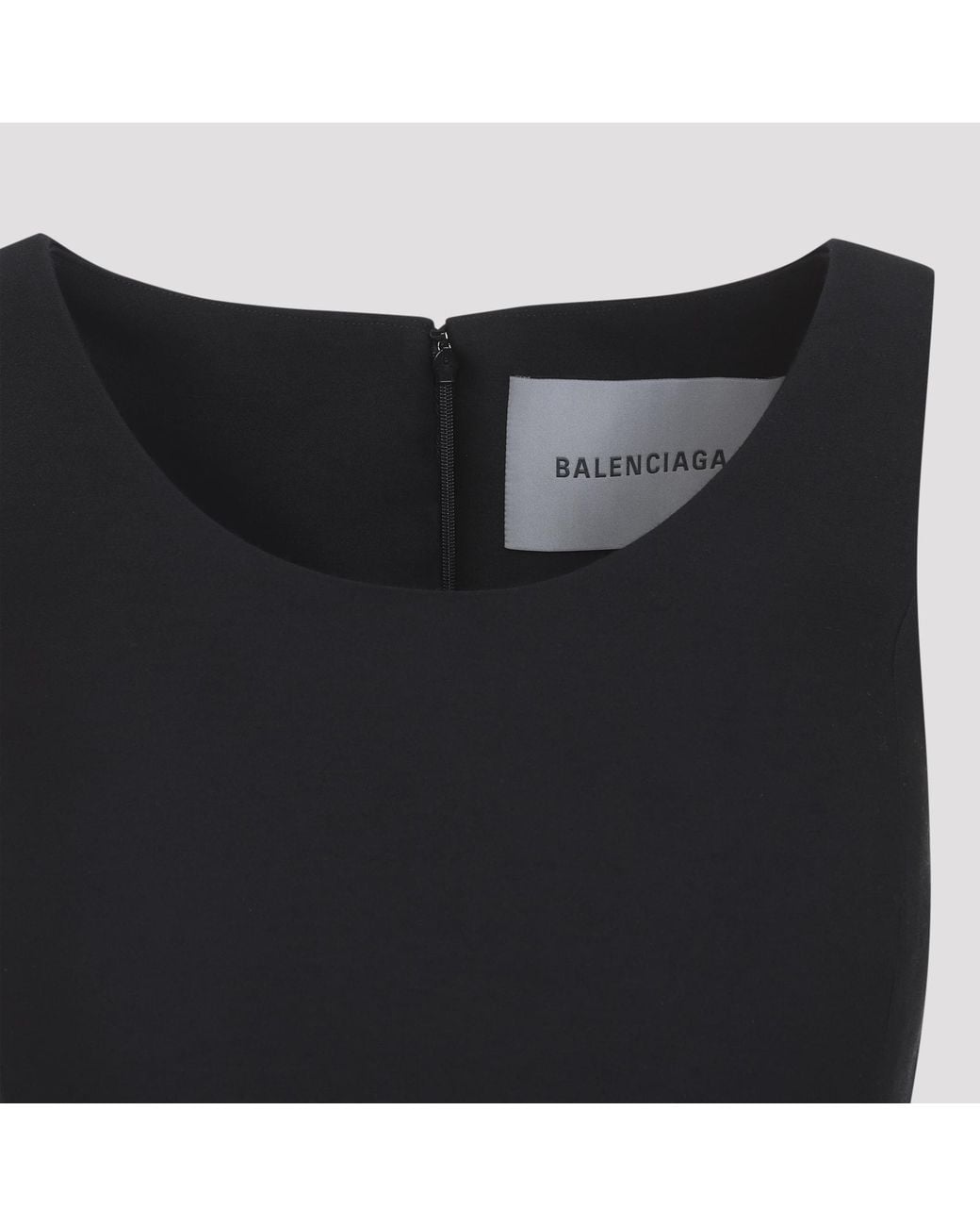 Balenciaga Black Bell Dress