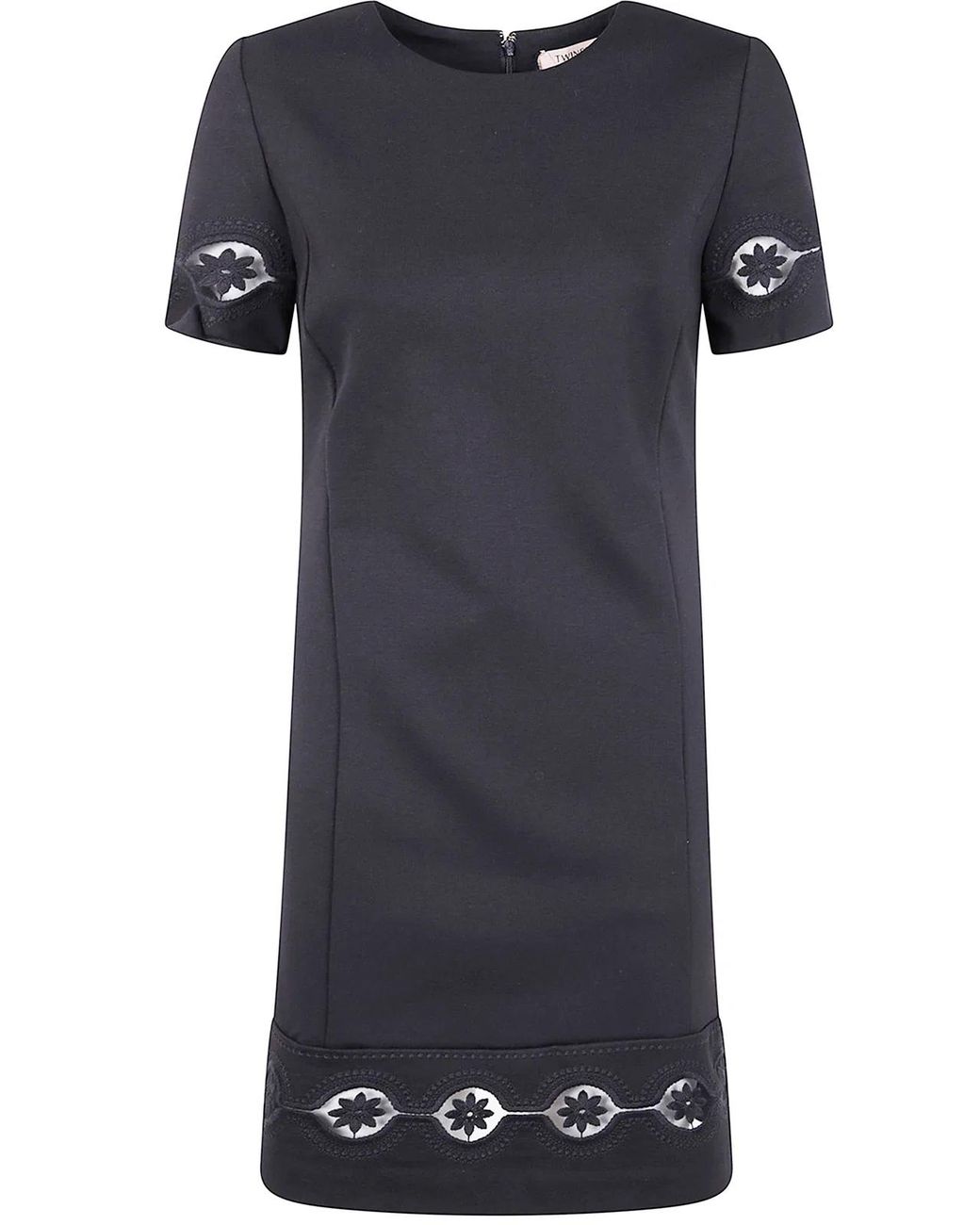 Twinset Black Short Sleeve Dress