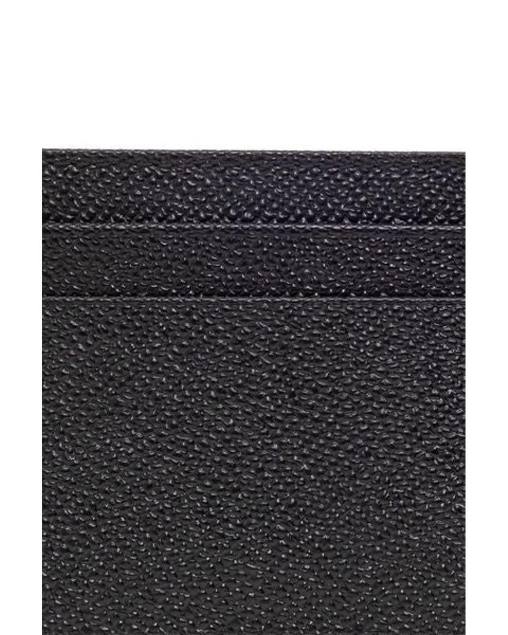 Dolce & Gabbana Black Dolce & Gabbana Leather Card Holder for men